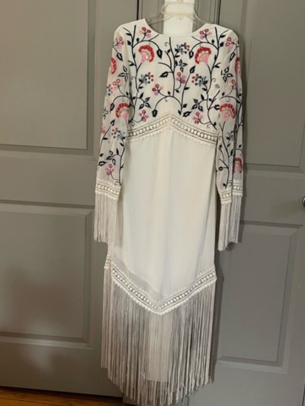 ASOS Frock And Frill Embroidered Fringe Dress READ DESCRIPTION